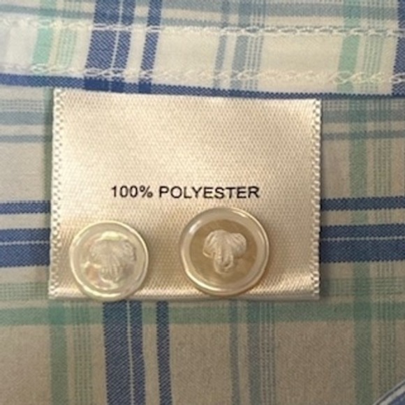 Peter Millar Crown Crafted Mens XXL Blue Green Plaid Performance Shirt - Picture 4 of 7